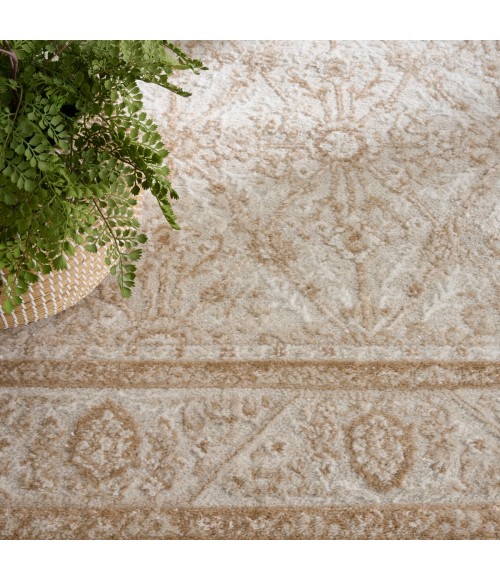 Nourison Dekor Cream Beige DEK03 4 ft. X 6 ft. Rect. Rug