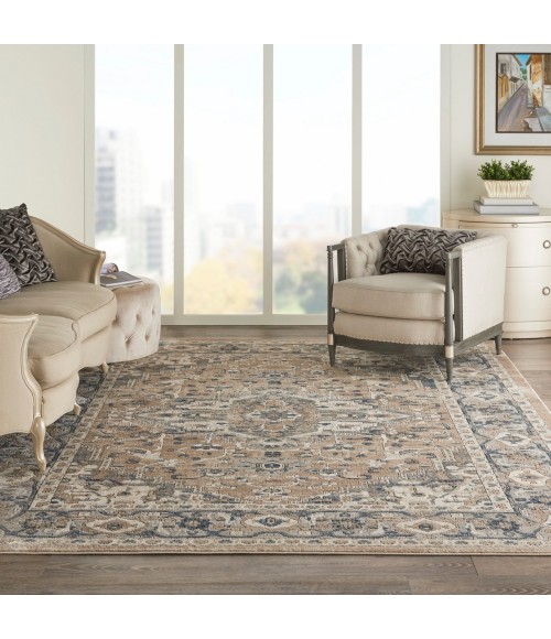 Nourison Concerto Beige Grey CNC05 10 ft. X 14 ft. Rect. Rug