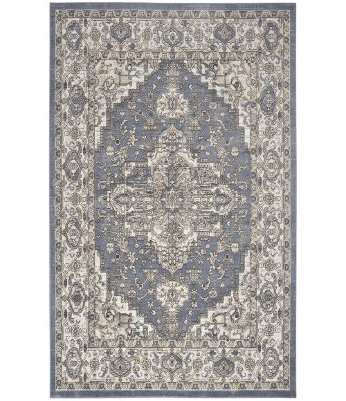 Nourison Concerto Blue CNC05 7 ft. 10 in. X 9 ft. 10 in. Rectangle Rug