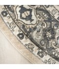 Nourison Concerto Ivory Blue CNC05 4 ft. X Round Rug