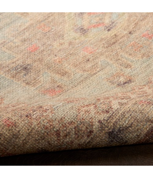 Nourison Vintage Washables Sage Multicolor VWS16 5 ft. 3 in. X 7 ft. 3 in. Rect. Rug