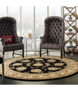 Nourison 2000 - 2022 Black Area Rug 8 ft. X Round