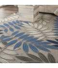 Nourison Aloha Area Rug ALH18-Grey/Blue