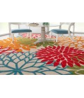 Nourison Aloha Green ALH05 7 ft. 10 in. X 10 ft. 6 in. Rectangle Rug