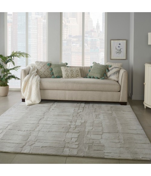 Nourison Symmetry Area Rug SMM04-Ivory/Beige