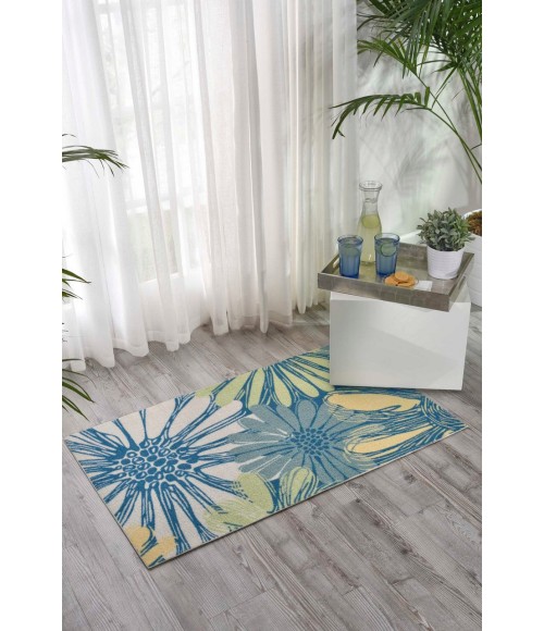 Nourison HOME & GARDEN Area Rug Nourison Home & Garden Area Rug RS022-Blue