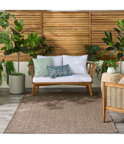 Nourison Tulum Brown TLM05 6 ft. X 9 ft. Rect. Rug