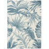 Nourison Aloha Ivory Blue ALH43 3 ft. 6 in. X 5 ft. 6 in. Rect. Rug