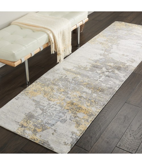 kathy ireland Home Safari Dreams Runner Area Rug KI371-Ivory/Gold