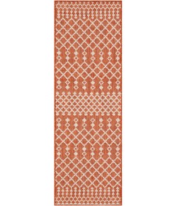 Nourison Positano Terracotta POS02 2 ft. X 6 ft. Rect. Rug