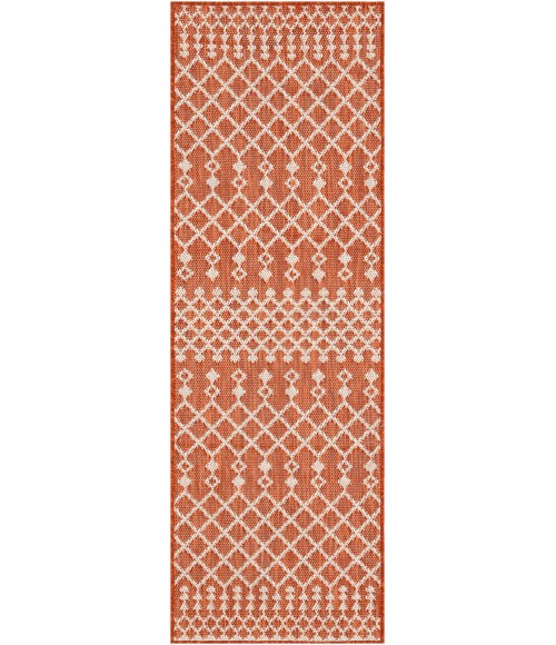 Nourison Positano Terracotta POS02 2 ft. X 6 ft. Rect. Rug