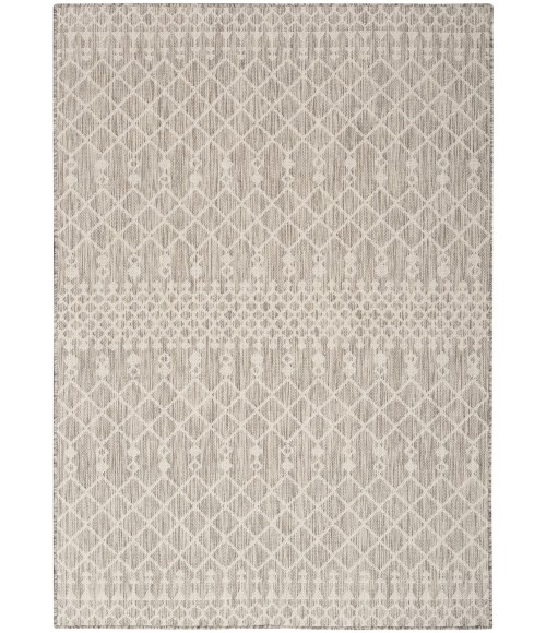 Nourison Positano Light Grey POS02 6 ft. X 9 ft. Rect. Rug
