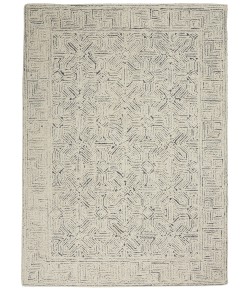 Nourison Vail Ivory Navy VAI05 5 ft. 3 in. X 7 ft. 3 in. Rect. Rug