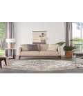 Nourison Astra Machine Washable Silver Grey ASW12 7 ft. 10 in. Round Rug