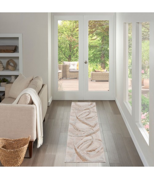 Nourison Splash Beige Grey Rug BSK01 8 ft. Rect. - Rugs Town Nourison Splash Beige Grey BSK01 8 ft. Rect. Rug