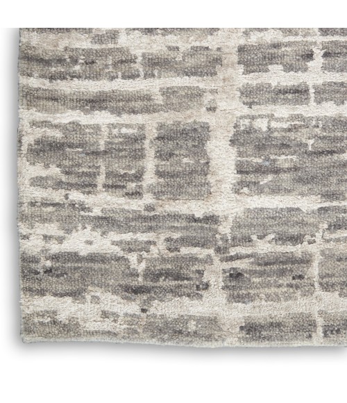 Nourison Luna Grey Silver LUN02 2 ft. X 3 ft. Rect. Rug