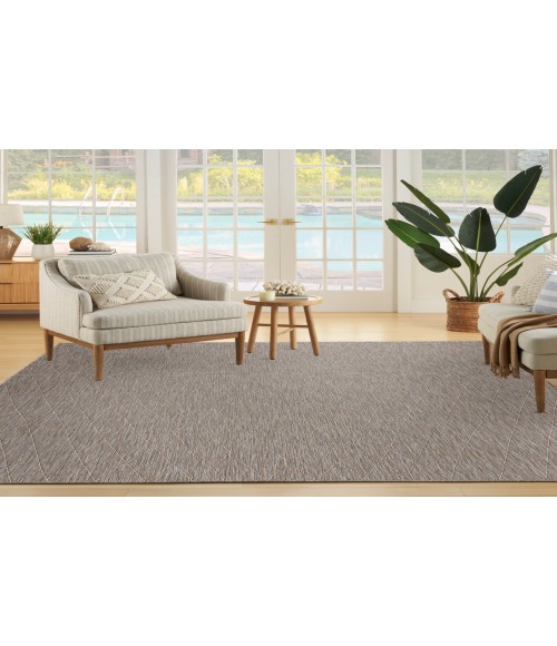 Nourison Practical Solutions Grey Mocha Rug PSL01 9 ft. X 12 ft. Rectangle - Rugs Town Nourison Practical Solutions Grey Mocha PSL01 9 ft. X 12 ft. Rectangle Rug