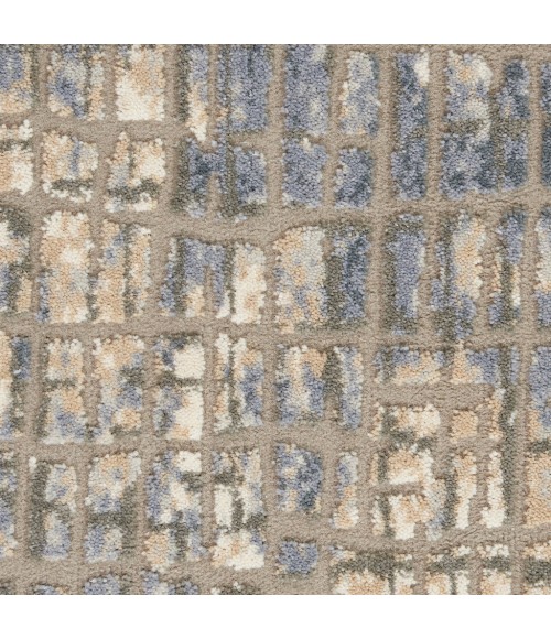 Nourison SAHARA Area Rug kathy ireland Home Sahara Area Rug KI395-Blue/Grey