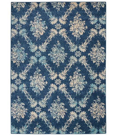 Nourison Tranquil Area Rug TRA09-Navy/Light Blue