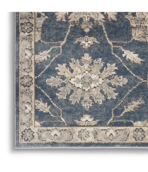 Nourison Concerto Blue Beige Rug CNC06 3 ft. 9 in. X 5 ft. 9 in. Rect. - Rugs Town Nourison Concerto Blue Beige CNC06 3 ft. 9 in. X 5 ft. 9 in. Rect. Rug