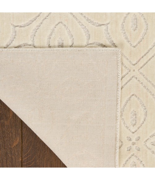 Nourison Washable Charm Ivory WCH03 4 ft. X 6 ft. Rect. Rug