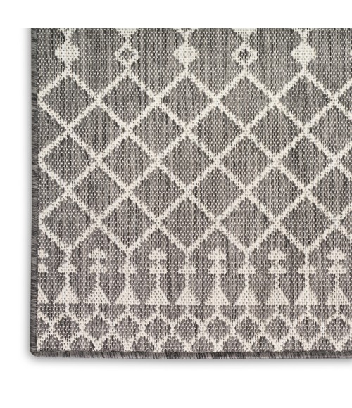 Nourison Positano Charcoal POS02 8 ft. X 10 ft. Rect. Rug