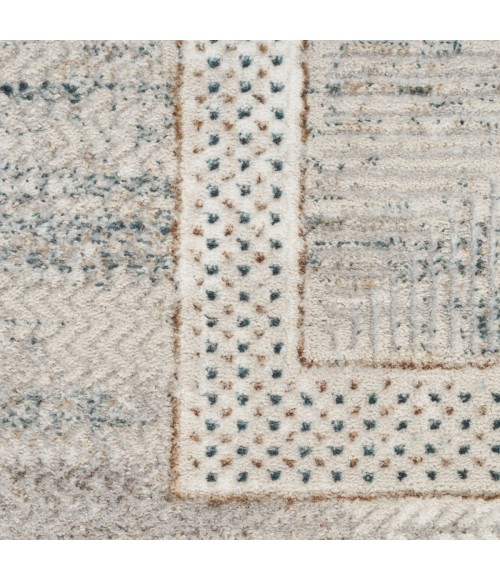 Nourison Glam Ivory Multicolor GLM07 2 ft. 3 in. X 7 ft. 6 in. Rect. Rug