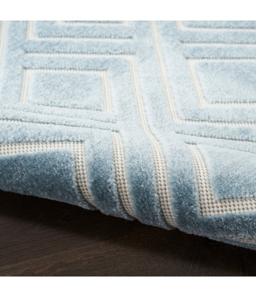 Nourison Casual Blue CSU03 3 ft. 11 in. X 5 ft. 11 in. Rect. Rug
