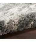 Nourison Luxurious Shag Charcoal Ivory Rug LXR02 7 ft. 10 in. X 9 ft. 10 in. Rect. - Rugs Town Nourison Luxurious Shag Charcoal Ivory LXR02 7 ft. 10 in. X 9 ft. 10 in. Rect. Rug