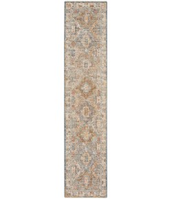 Nourison Petra Blue PTR01 2 ft. 3 in. X 10 ft. 2 in. Rect. Rug