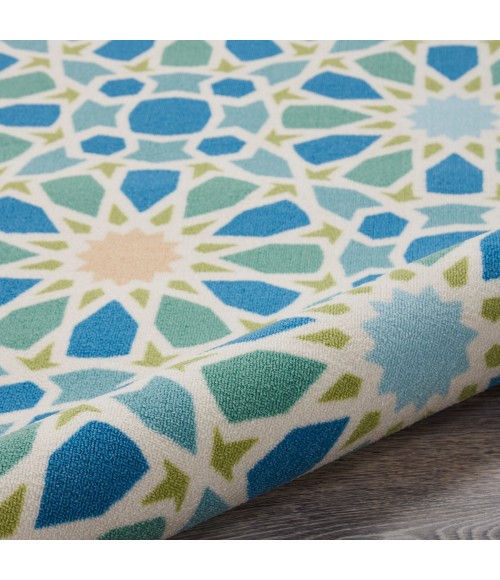 Sun N' Shade Area Rug Waverly Sun N' Shade Area Rug SND29 Porcelain 10' x 13'