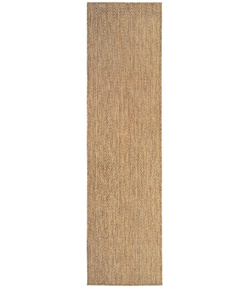 Nourison Horizon Indoor/Outdoor Natural HOZ02 2 ft. 2 in. X 8 ft. Rect. Rug