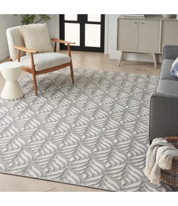 Nourison Aloha - Alh35 Grey Area Rug 3 ft. 6 in. X 5 ft. 6 in. Rectangle