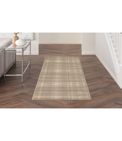 Nourison Grafix Taupe GRF03 2 ft. 3 in. X 10 ft. Rectangle Rug