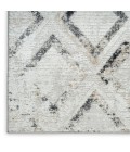 Nourison Dekor Grey Charcoal DEK05 2 ft. X 4 ft. Rect. Rug
