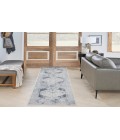 Nourison Astra Machine Washable Blue Ivory ASW11 2 ft. X 6 ft. Rectangle Rug