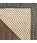 Nourison Horizon Indoor/Outdoor Charcoal HOZ02 9 ft. X 12 ft. Rect. Rug