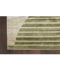 Nourison Astra Machine Washable Ivory Olive ASW03 5 ft. 3 in. X 7 ft. Rectangle Rug