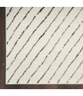 Nourison Cozy Modern Ivory Black Rug CMD01 5 ft. 3 in. X 7 ft. Rect. - Rugs Town Nourison Cozy Modern Ivory Black CMD01 5 ft. 3 in. X 7 ft. Rect. Rug