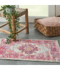 Nourison Passion Area Rug PSN03-Ivory/Fuchsia
