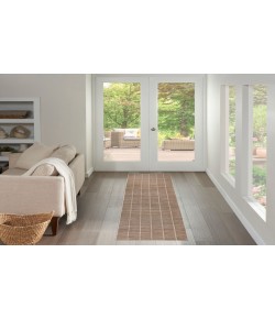 Nourison Serenity Home Mocha Ivory SRH05 2 ft. 2 in. X 7 ft. 6 in. Rectangle Rug