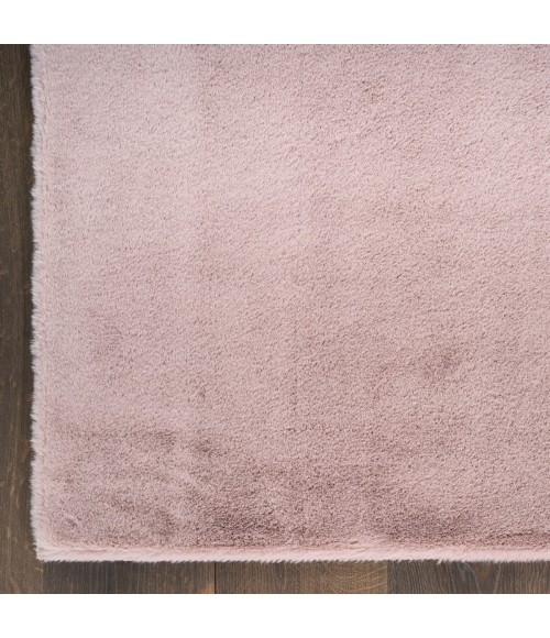 Nourison Soft Plush Rabbit Fur Lavender SFF01 7 ft. 6 in. X 9 ft. 6 in. Rect. Rug