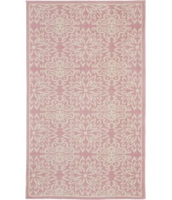 Nourison Jubilant - Jub06 Ivory Pink Area Rug 3 ft. X 5 ft. Rectangle