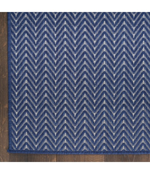 Nourison Horizon Indoor/Outdoor Navy HOZ02 9 ft. X 12 ft. Rect. Rug