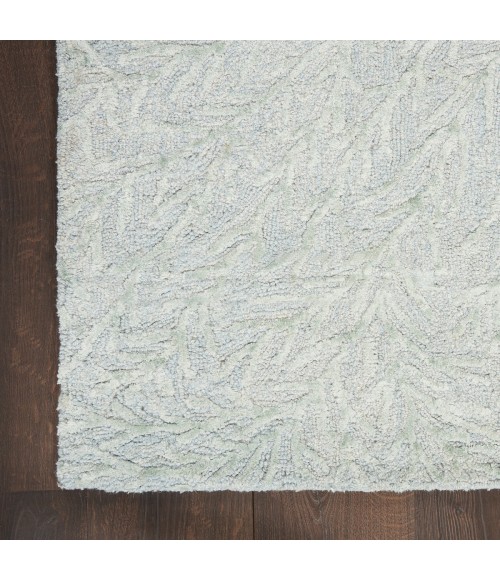 Michael Amini Ma30 Star Area Rug SMR03 Light Blue 4' x 6'