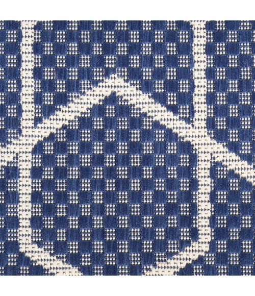 Nourison Horizon Indoor/Outdoor Navy HOZ01 8 ft. X 10 ft. Rect. Rug