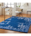 Nourison Symmetry Area Rug SMM02-Navy Blue