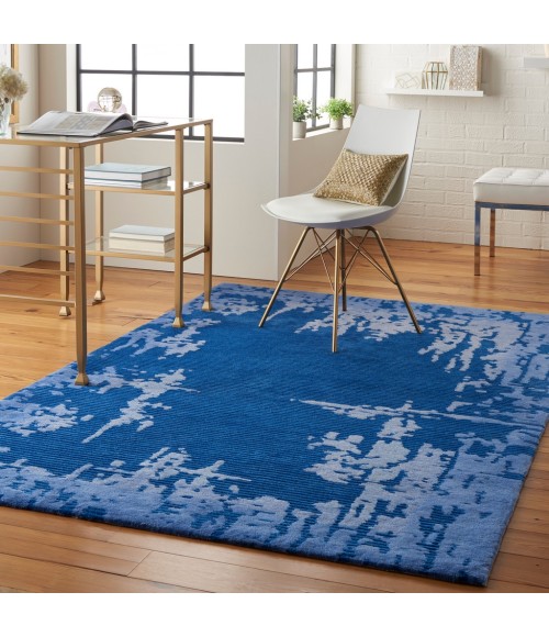 Nourison Symmetry Area Rug SMM02-Navy Blue