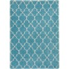 Nourison Amore - Amor2 Aqua Area Rug 5 ft. 3 X 7 ft. 5 Rectangle