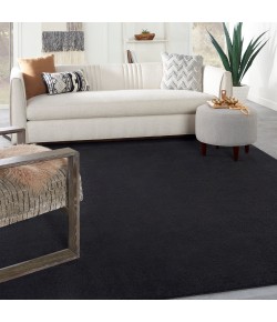 Nourison Essentials - Nre01 Black Area Rug 8 ft. X 11 ft. Rectangle